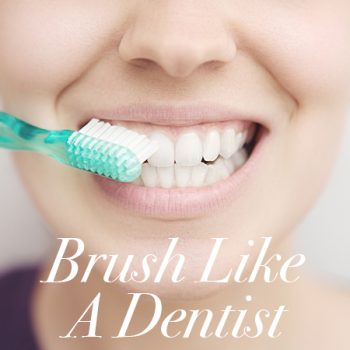 Arlington dentist, Dr. Hawkins at Crown Dentistry, shares how to clean teeth like a dentist for better oral health!