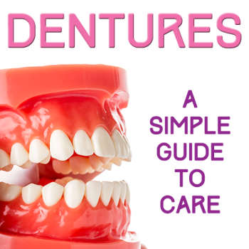 Thinking about dentures? Arlington dentist, Dr. Hawkins at Crown Dentistry, gives denture care tips so you can live your golden years with a smile.
