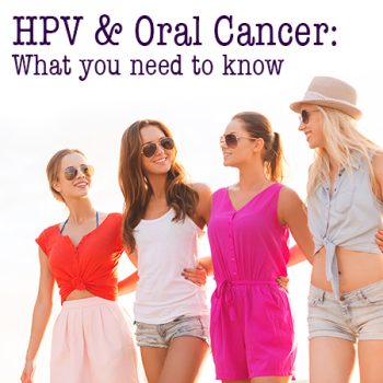 Arlington dentist, Dr. Hawkins at Crown Dentistry, tells patients about the link between HPV and oral cancer. Come see us for an oral cancer screening today!