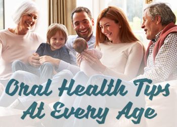 Arlington dentist, Dr. Kasey Hawkins at Crown Dentistry gives patients an overview of key points for oral health at every age of your life.