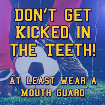 Arlington dentist, Dr. Hawkins at Crown Dentistry, discusses the importance of wearing mouthguards for safety while playing sports.